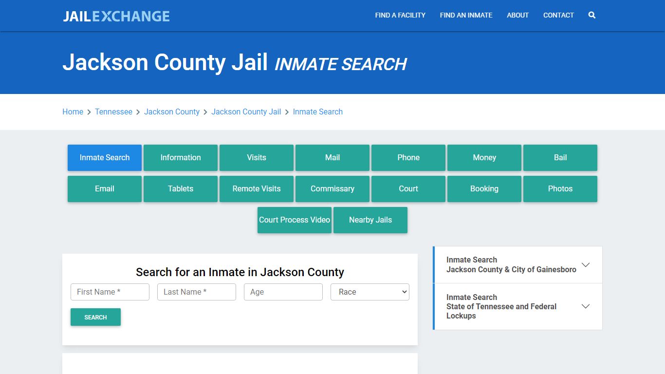 Jackson County Jail, TN Inmate Search: Roster & Mugshots